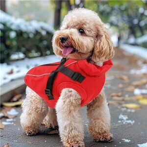 Dog Winter Coat Reflective Water-Resistant Jacket, Fleece Lined Puppy XS